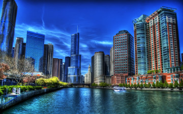 Картинка города Чикаго сша