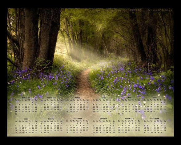 Обои картинки фото календари, природа