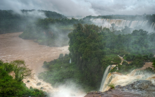 Обои картинки фото природа, водопады