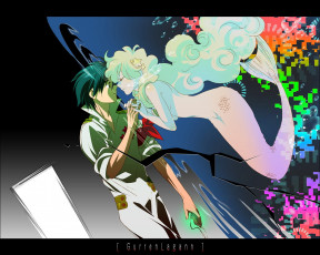 Картинка аниме tengen toppa gurren lagann simon nia teppelin