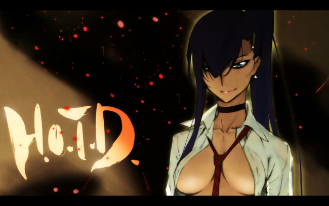 Обои картинки фото аниме, highschool, of, the, dead