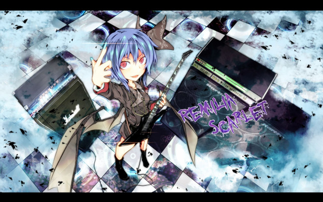 Обои картинки фото аниме, touhou