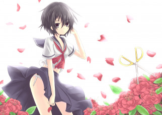 обоя аниме, nazo, no, kanojo, urabe, mikoto, x