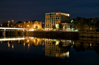 Картинка города огни ночного швейцария золотурн