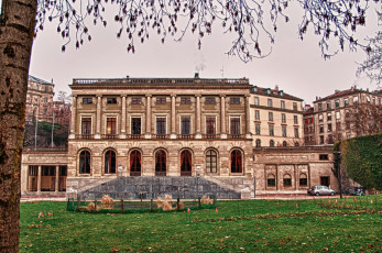 Картинка парк бастион города здания дома женева швейцария