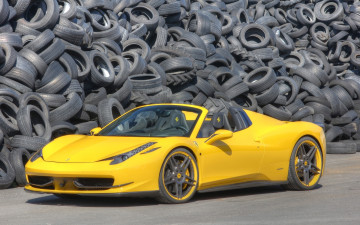 Картинка автомобили ferrari novitec rosso italia 458