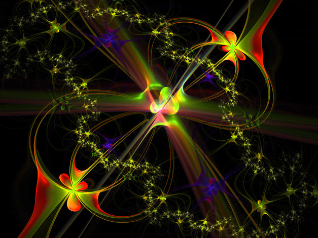 Обои картинки фото 3д, графика, fractal, фракталы, узор, цвета, фон