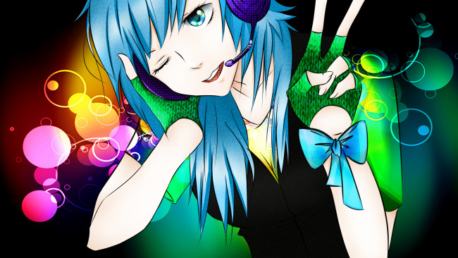 Обои картинки фото аниме, headphones, instrumental, арт, перс