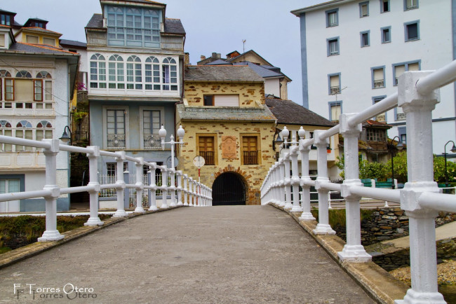 Обои картинки фото города, мосты, астурия, вальдес, испания