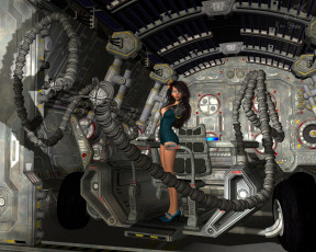 Картинка 3д графика fantasy фантазия девушка