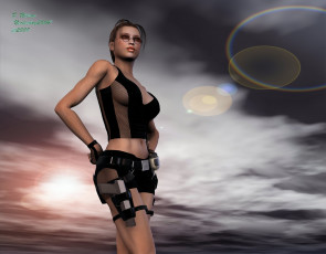 Картинка 3д графика people люди девушка