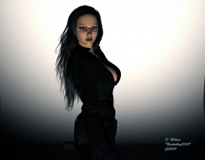 обоя 3д, графика, people, люди, девушка