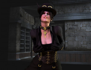 Картинка 3д графика people люди девушка