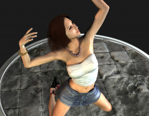 Картинка 3д графика people люди девушка