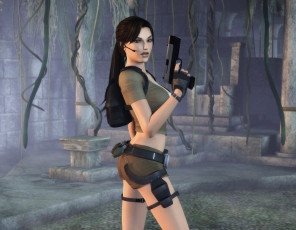 Картинка 3д графика people люди девушка пистолет