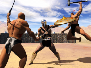 Картинка 3д графика fantasy фантазия мужчина существа