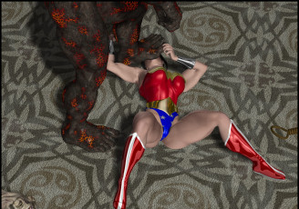 обоя 3д, графика, fantasy, фантазия, девушка, существо