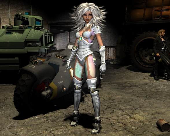 Обои картинки фото 3д, графика, fantasy, фантазия, девушка