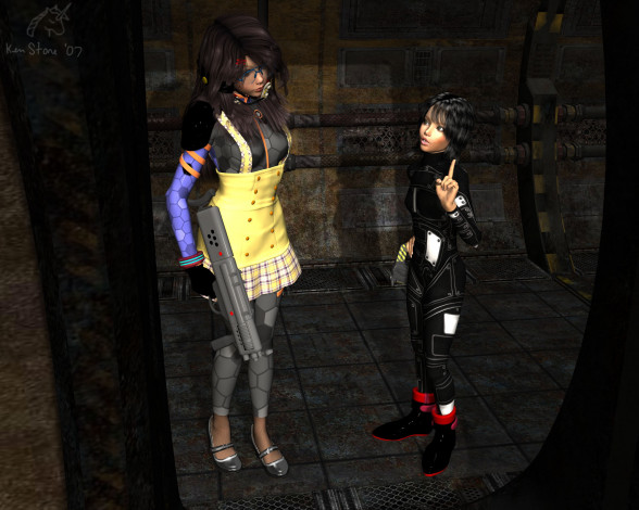 Обои картинки фото 3д, графика, people, люди, девушки