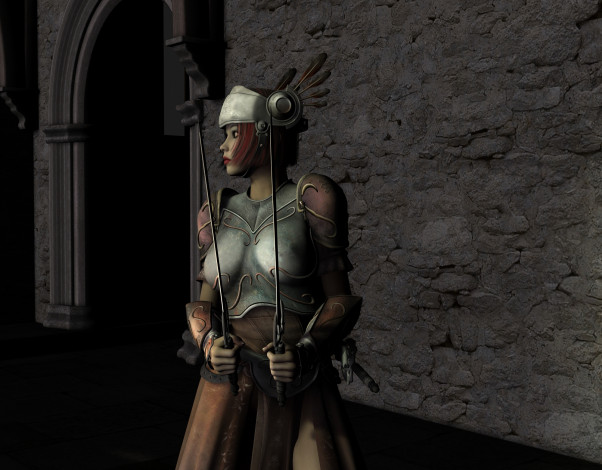 Обои картинки фото 3д, графика, amazon, амазонки, девушка