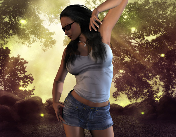 Обои картинки фото 3д, графика, people, люди, девушка