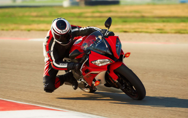 Обои картинки фото спорт, мотоспорт, гонка, yzf-r6, yamaha