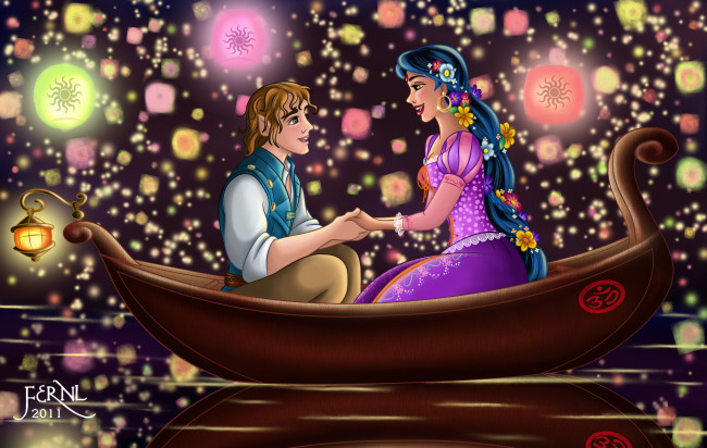 Обои картинки фото мультфильмы, tangled