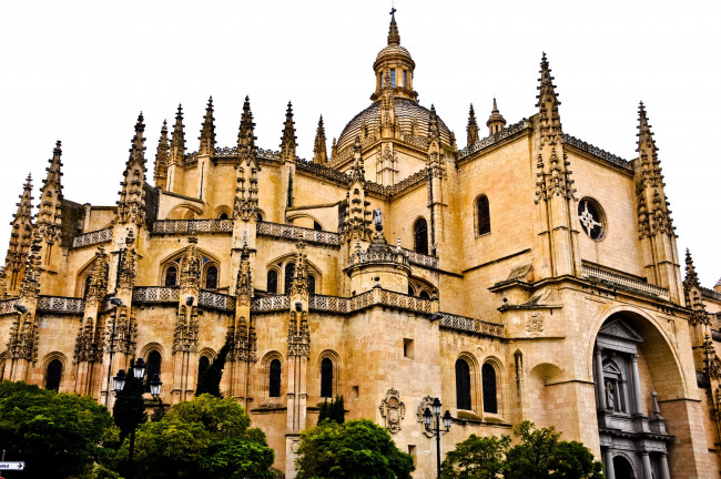 Обои картинки фото сеговия, испания, города, католические, соборы, костелы, аббатства, собор