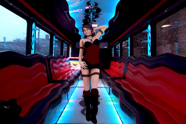 Обои картинки фото 3д, графика, people, люди, диван, вагон, шляпа, сапоги