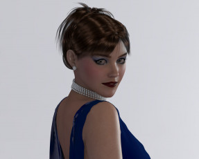 Картинка 3д+графика portraits+ портрет девушка взгляд