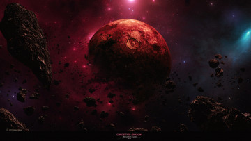 Картинка космос арт планета