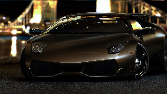 Обои картинки фото lamborghini, автомобили, дорога, город