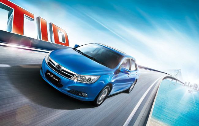 Обои картинки фото автомобили, byd