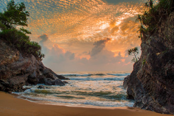 Картинка природа побережье пляж океан скалы