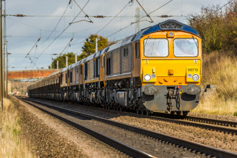 Картинка техника поезда локомотив дорога рельсы железная