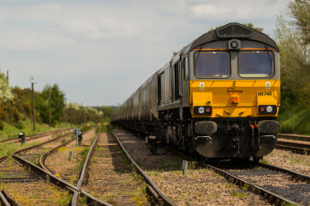 Картинка техника поезда локомотив рельсы дорога железная