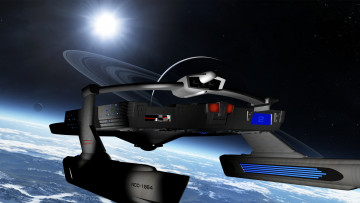 Картинка видео+игры star+trek+constellation планета вселенная полет космический корабль