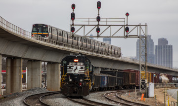 Картинка техника поезда железная локомотив рельсы дорога