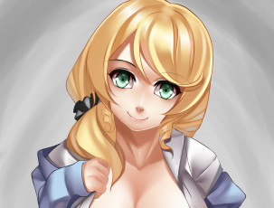 Картинка аниме unknown +другое взгляд фон девушка