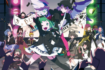 Картинка аниме touhou концерт