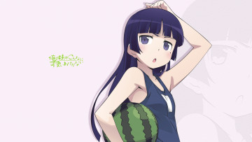Картинка аниме oreimo фон взгляд девушка