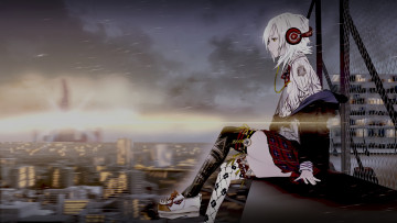 Картинка аниме vocaloid девушка