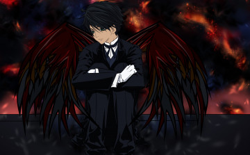 Картинка аниме ангелы +демоны ангел