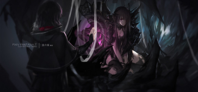 Обои картинки фото аниме, pixiv fantasia, pixiv, fantasia