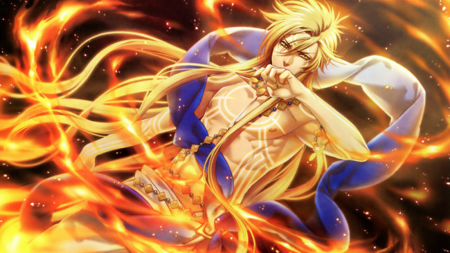 Обои картинки фото аниме, kamigami no asobi, игры, богов