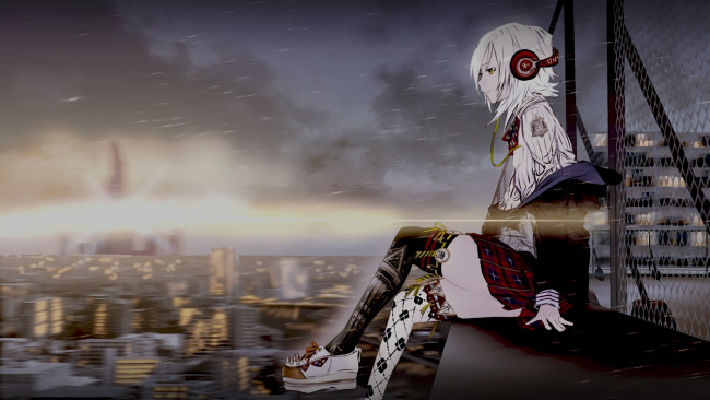 Обои картинки фото аниме, vocaloid, девушка