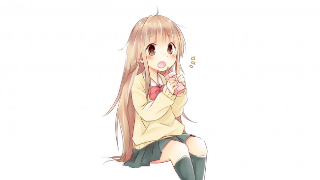 Обои картинки фото mahou shoujo madoka magika, аниме, взгляд, девушка, фон