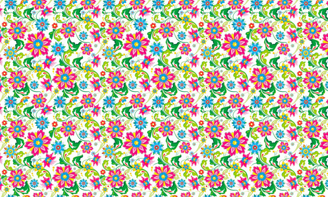 Обои картинки фото векторная графика, цветы , flowers, узор, цветы, яркий