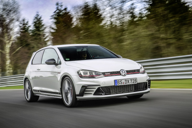 Обои картинки фото автомобили, volkswagen, 2016г, golf, gti, s, typ, 5g, clubsport