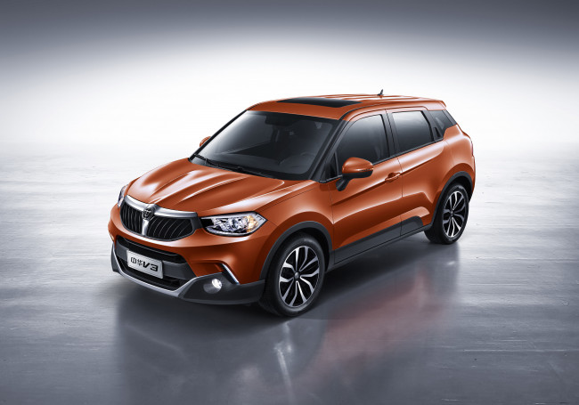 Обои картинки фото автомобили, brilliance, v3, 2015г